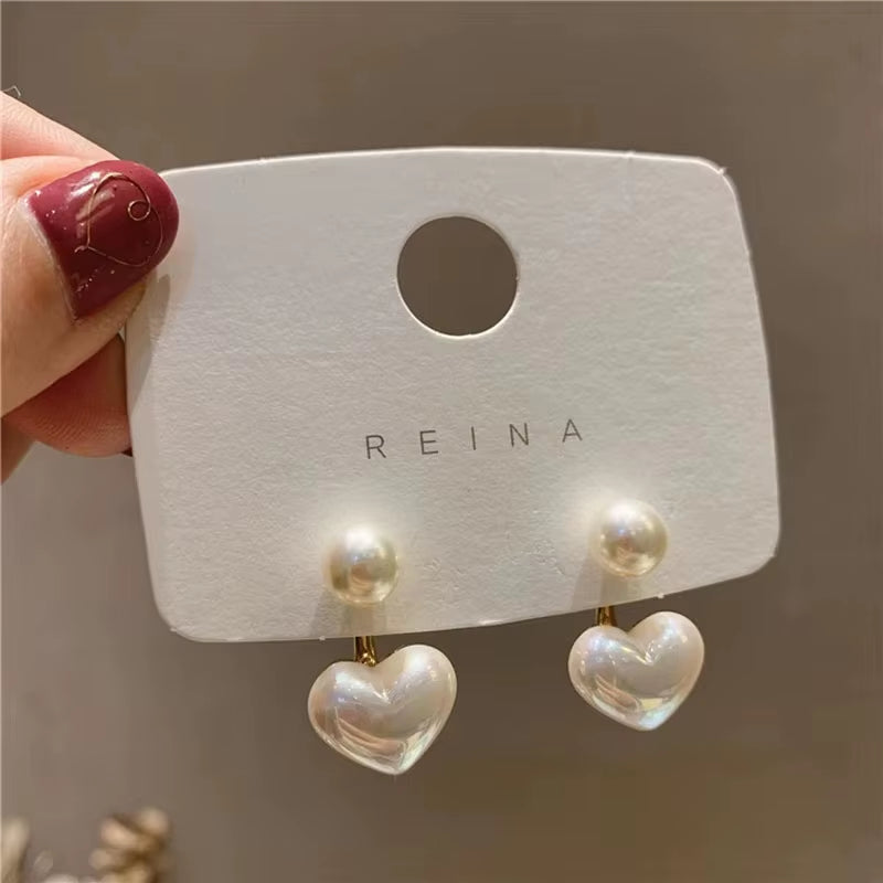 Heart Pearl Mermaid Necklace – Elegant Gift for Her