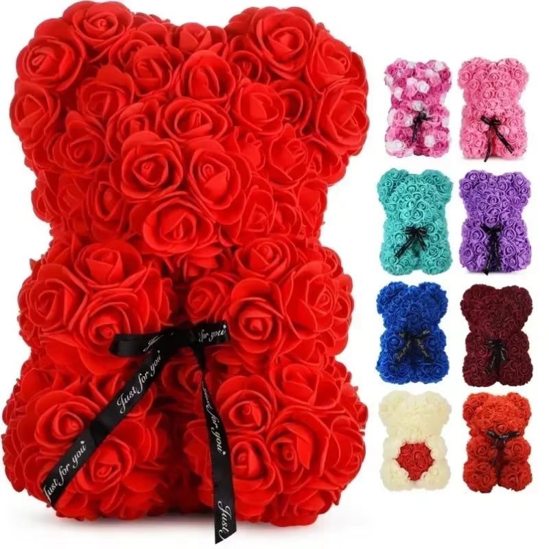Eternal Rose Teddy Bear 
